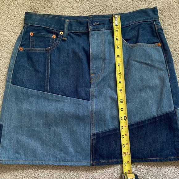 Levi’s Patchwork Denim Skirt 8/29 - Picture 5 of 7